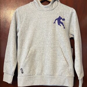 And1 Gray Sweater with Purple Graphic Hoodie